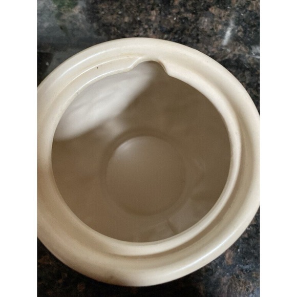 VINTAGE THE MAIN INGREDIENTS PANTRY WEAR TEAPOT W/ RAISED LEAVES - Picture 2 of 11